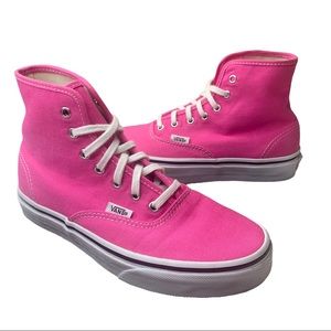 pink van high tops